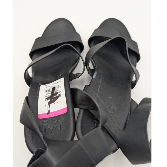 Naturalizer Priya Wedge Sandal Women's Ankle Strap Black Size US9.5M EU40.5 - Picture 12 of 13